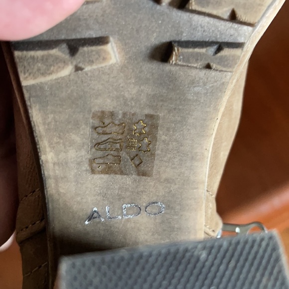 Brown Leather Double Zip Ankle Boot with Lug Sole - Picture 8 of 9